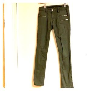 Army green jeans